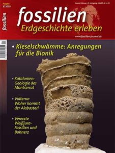 Cover of the magazine "FOSSILIEN - Erdgeschichte erleben"