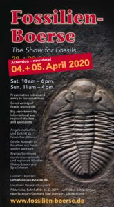 Fossils Show 2020 - New Date Fyler EN