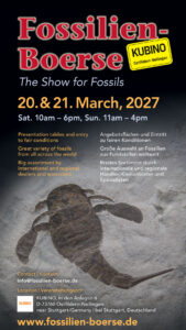 Save the date -  The fossil Show " fossilien Boerse" 2027